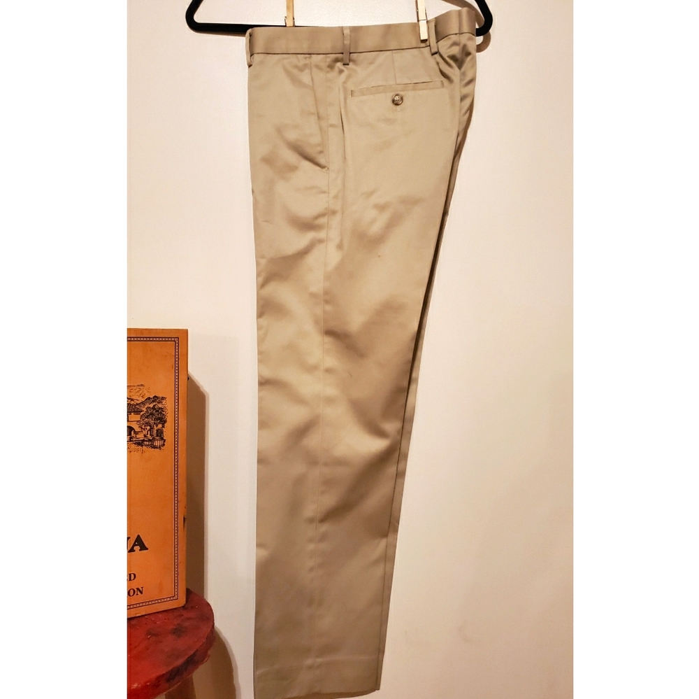 Tailored, non-iron slim fit dress pants